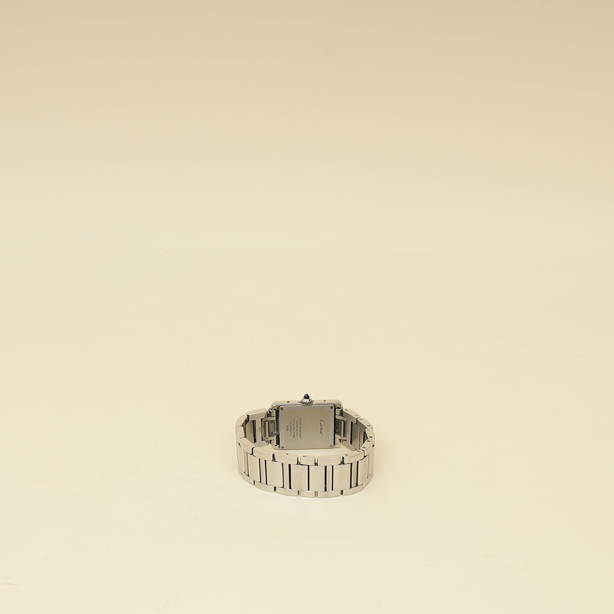 Cartier Stainless Steel Tank Must de Cartier Large Model Quartz Watch-Cartier-THE CLOSET