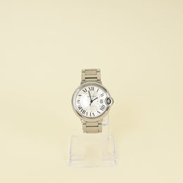 Cartier Stainless Steel Ballon Bleu de Cartier Automatic 33mm Watch