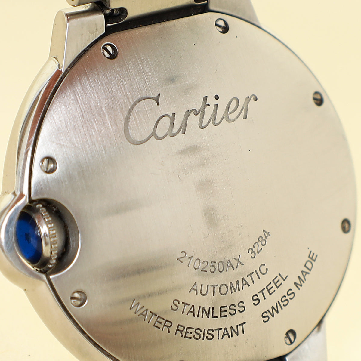 Cartier Stainless Steel Ballon Bleu de Cartier Automatic 33mm Watch