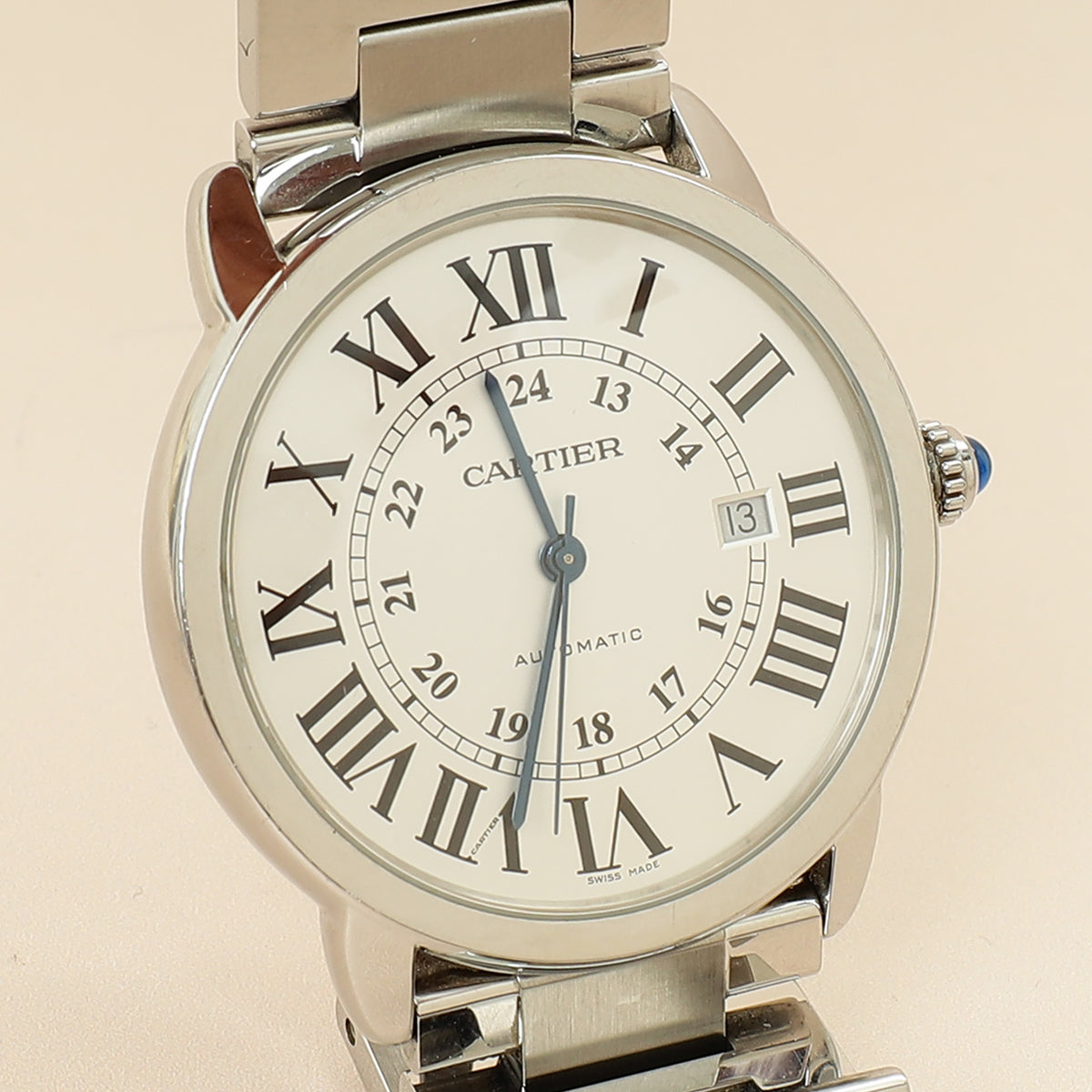 Cartier Stainless Steel Ronde de Cartier 42mm Automatic Watch-Cartier-THE CLOSET