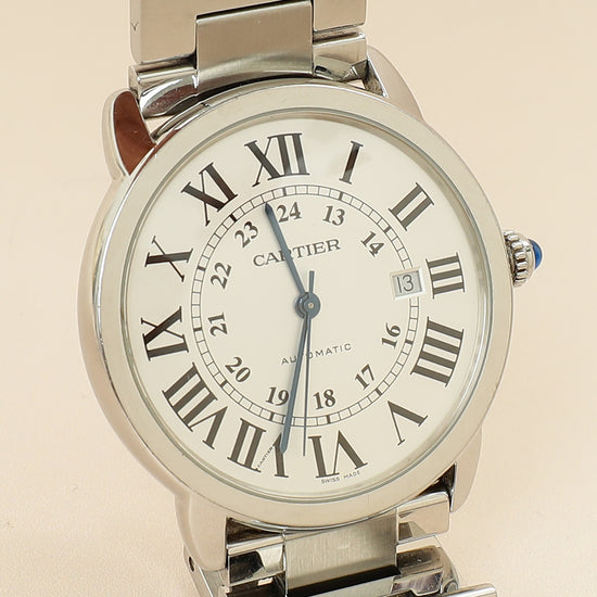 Cartier Stainless Steel Ronde de Cartier 42mm Automatic Watch-Cartier-THE CLOSET