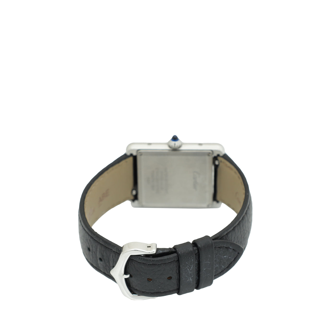 Cartier Stainless Steel Tank Must de Cartier Large Model Quartz Watch-Cartier-THE CLOSET