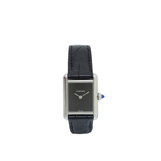 Cartier Stainless Steel Tank Must De Cartier Quartz Small Model Watch