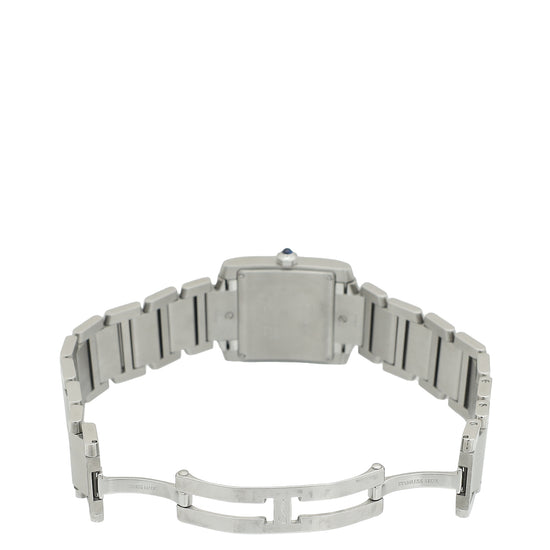 Load image into Gallery viewer, Cartier Stainless Steel Tank Francaise Small Model Quartz 25 mm Watch
