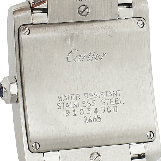 Load image into Gallery viewer, Cartier Stainless Steel Tank Francaise Small Model Quartz 25 mm Watch
