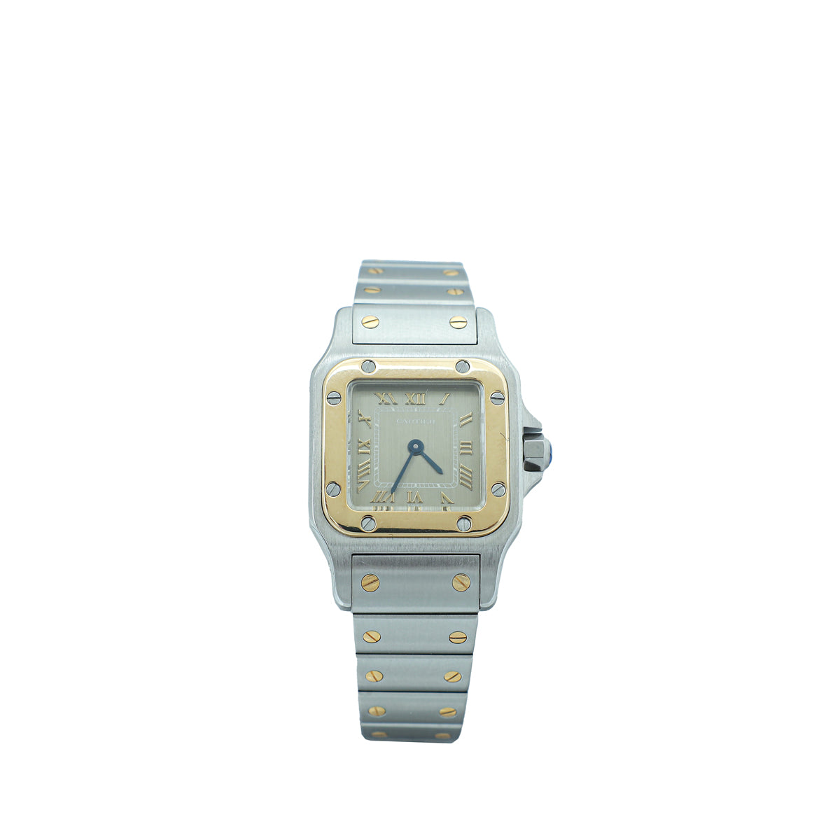 Cartier Steel Gold Santos de Cartier Galbee Watch