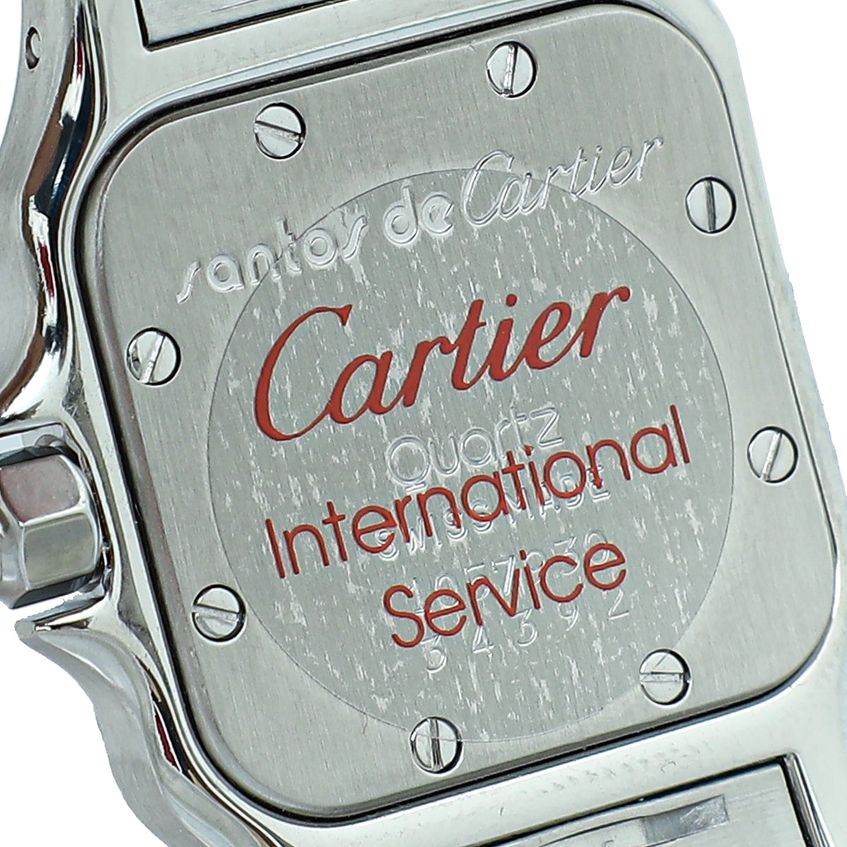 Cartier Steel Gold Santos de Cartier Galbee Watch