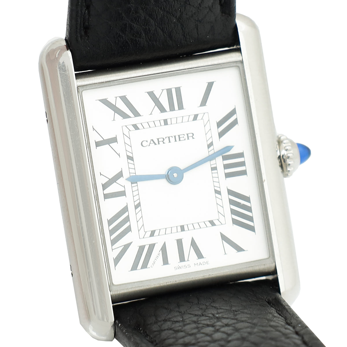 Cartier Stainless Steel Tank Must Large Model Quartz Watch