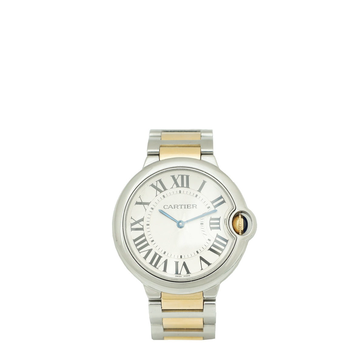Cartier Stainless Steel & Gold Ballon Bleu De Cartier 36mm Quartz Watch-Cartier-THE CLOSET