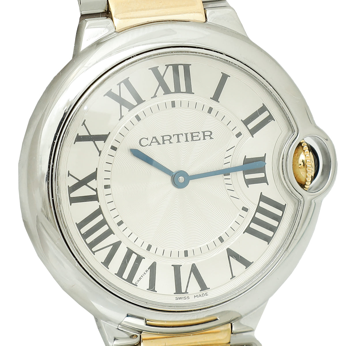 Cartier Stainless Steel & Gold Ballon Bleu De Cartier 36mm Quartz Watch