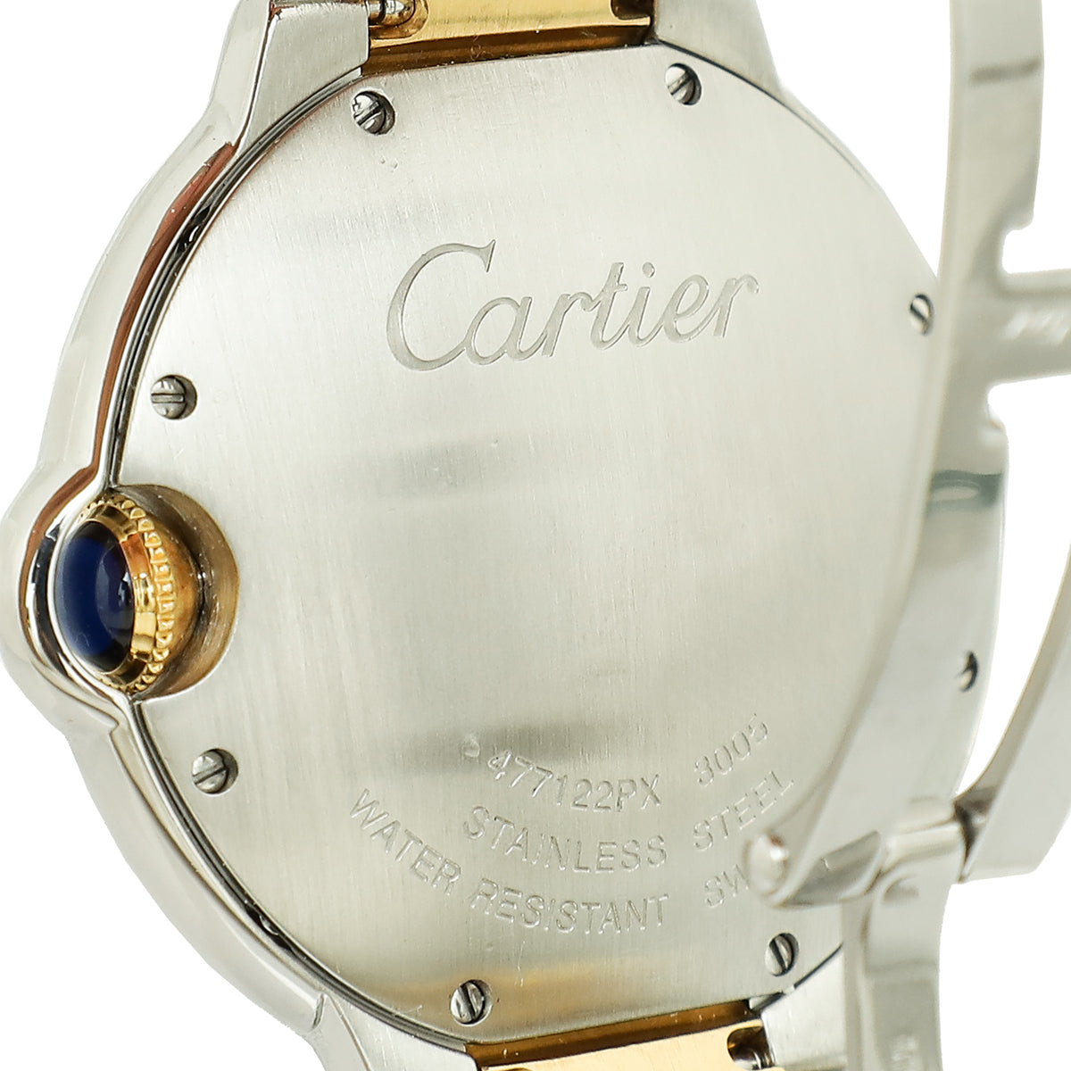 Cartier Stainless Steel & Gold Ballon Bleu De Cartier 36mm Quartz Watch