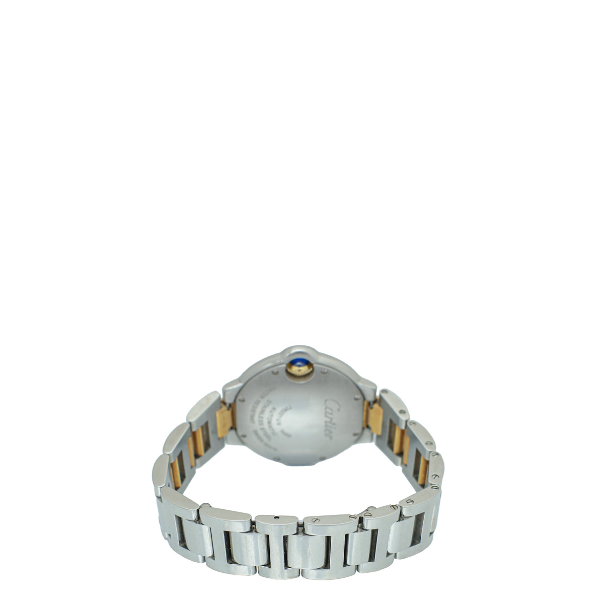 Cartier Steel Yellow Gold Ballon Bleu de Cartier Automatic 33mm Watch-Cartier-THE CLOSET