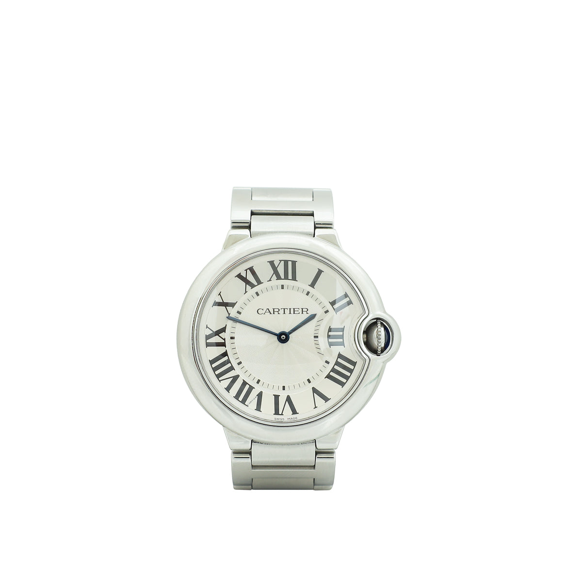 Cartier Stainless Steel Ballon Bleu Acier MM 36mm Quartz Movement Watch