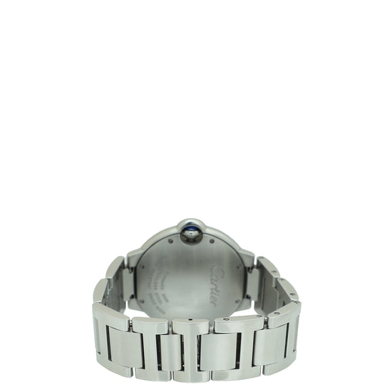 Cartier Stainless Steel Ballon Bleu Acier MM 36mm Quartz Movement Watch