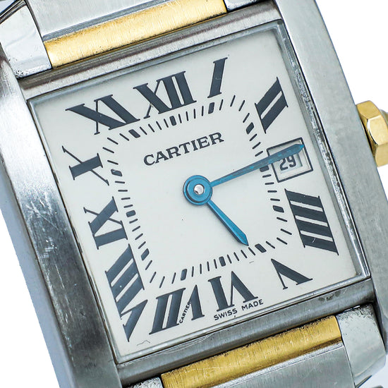 Cartier Yellow Gold ST.ST Tank Francaise Small Quartz Watch