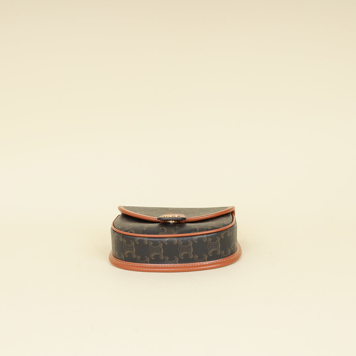 Celine Brown Triomphe Mini Besace Bag