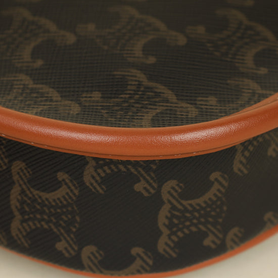 Celine Brown Triomphe Mini Besace Bag