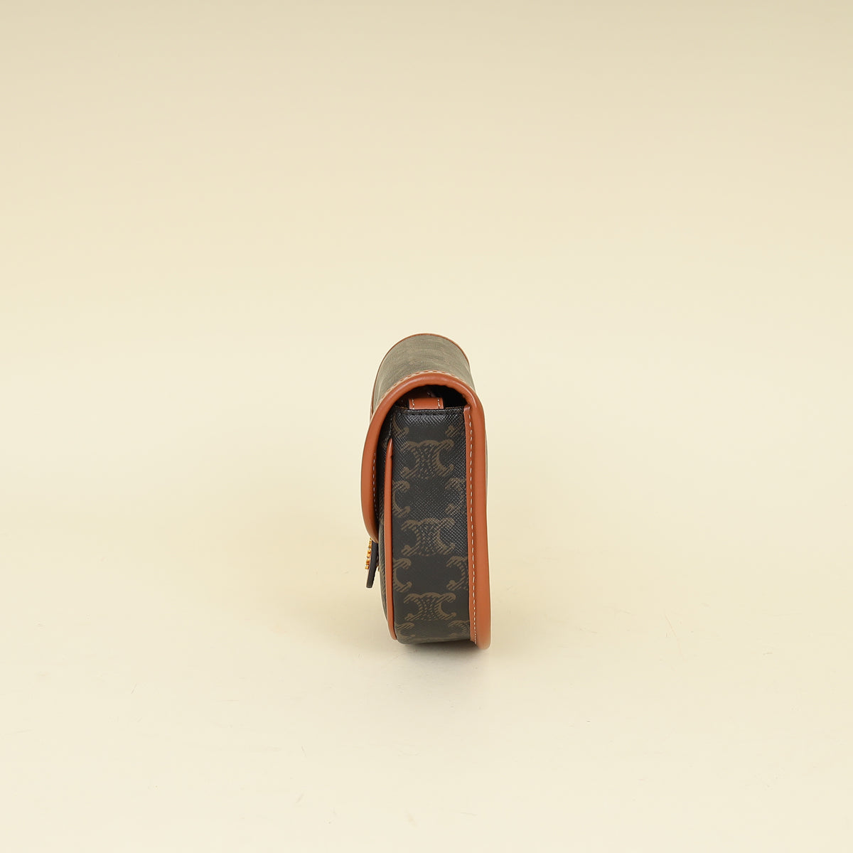 Celine Brown Triomphe Mini Besace Bag