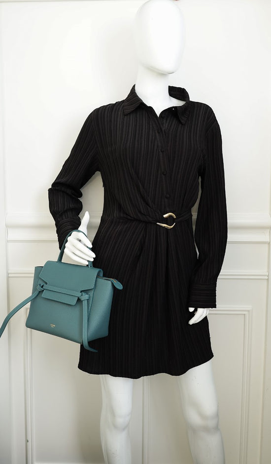 Celine Teal Nano Belt Bag