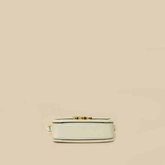 Celine White Teen Triomphe Shoulder Bag-Celine-THE CLOSET