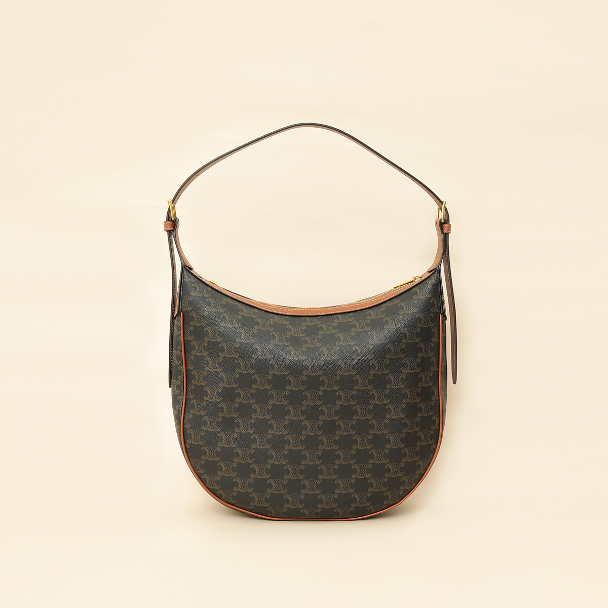 Celine Tan Triomphe Medium Heloise Bag-Celine-THE CLOSET