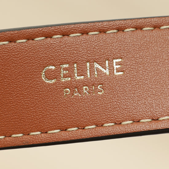 Celine Tan Triomphe Medium Heloise Bag-Celine-THE CLOSET