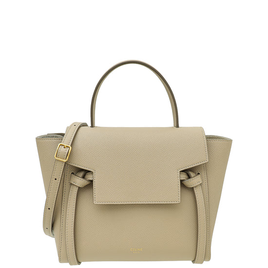 Celine Taupe Nano Belt Bag