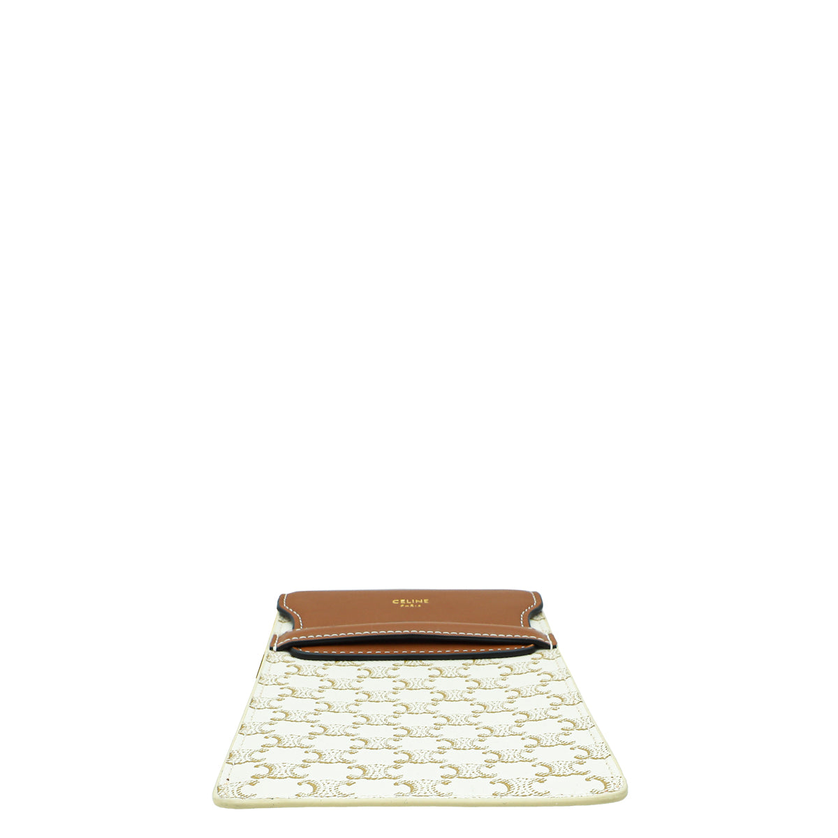 Celine Bicolor Triomphe Phone With Flap Pouch