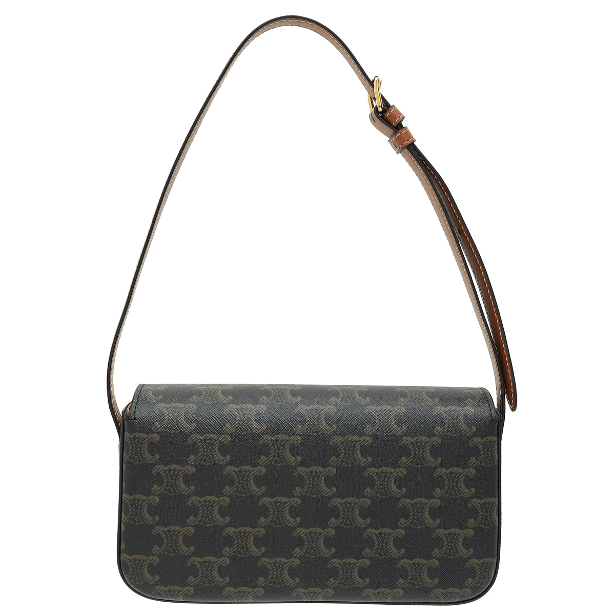 Celine Tan Claude Triomphe Shoulder Bag-Celine-THE CLOSET