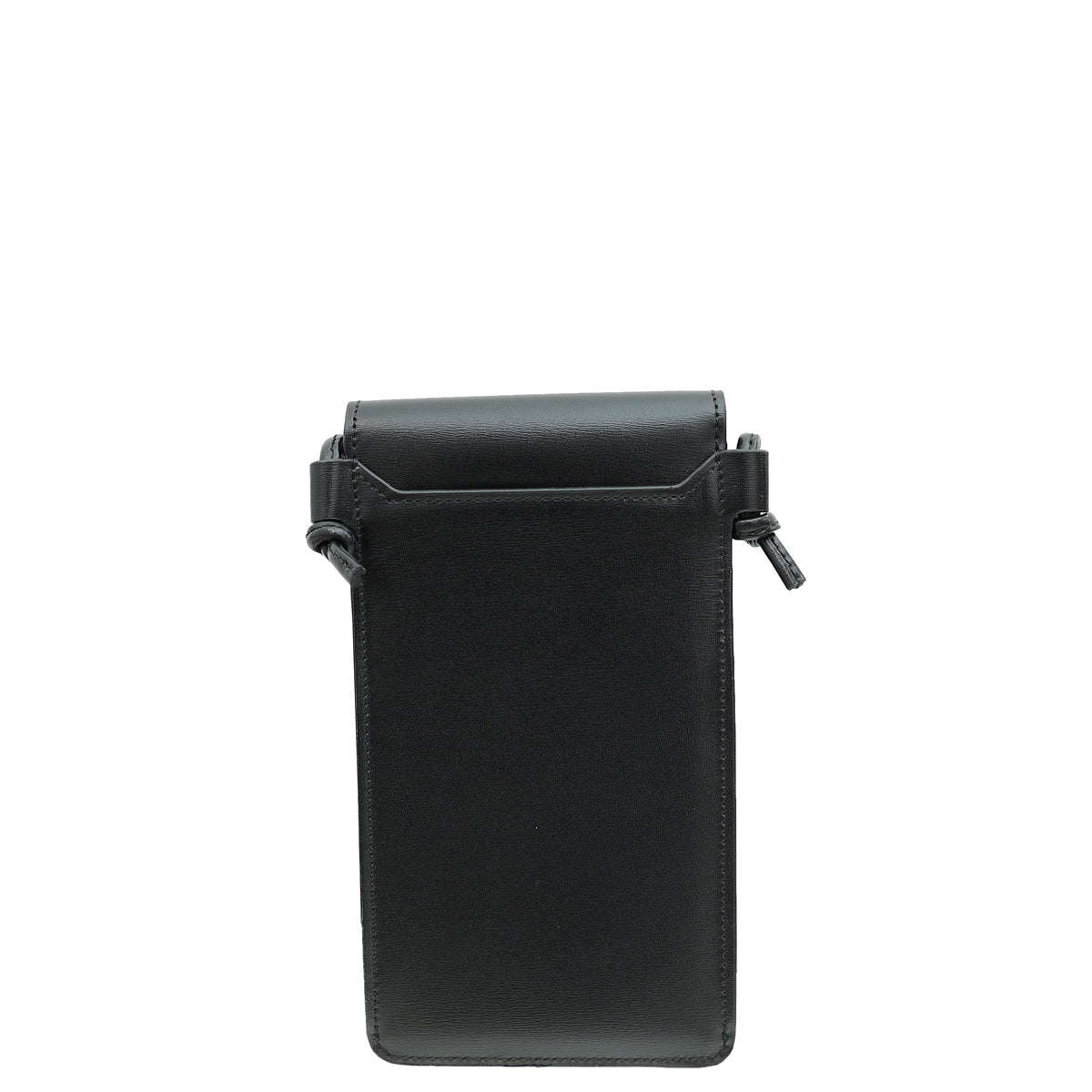 Celine Black Phone Pouch W/ Flap on Strap-Celine-THE CLOSET
