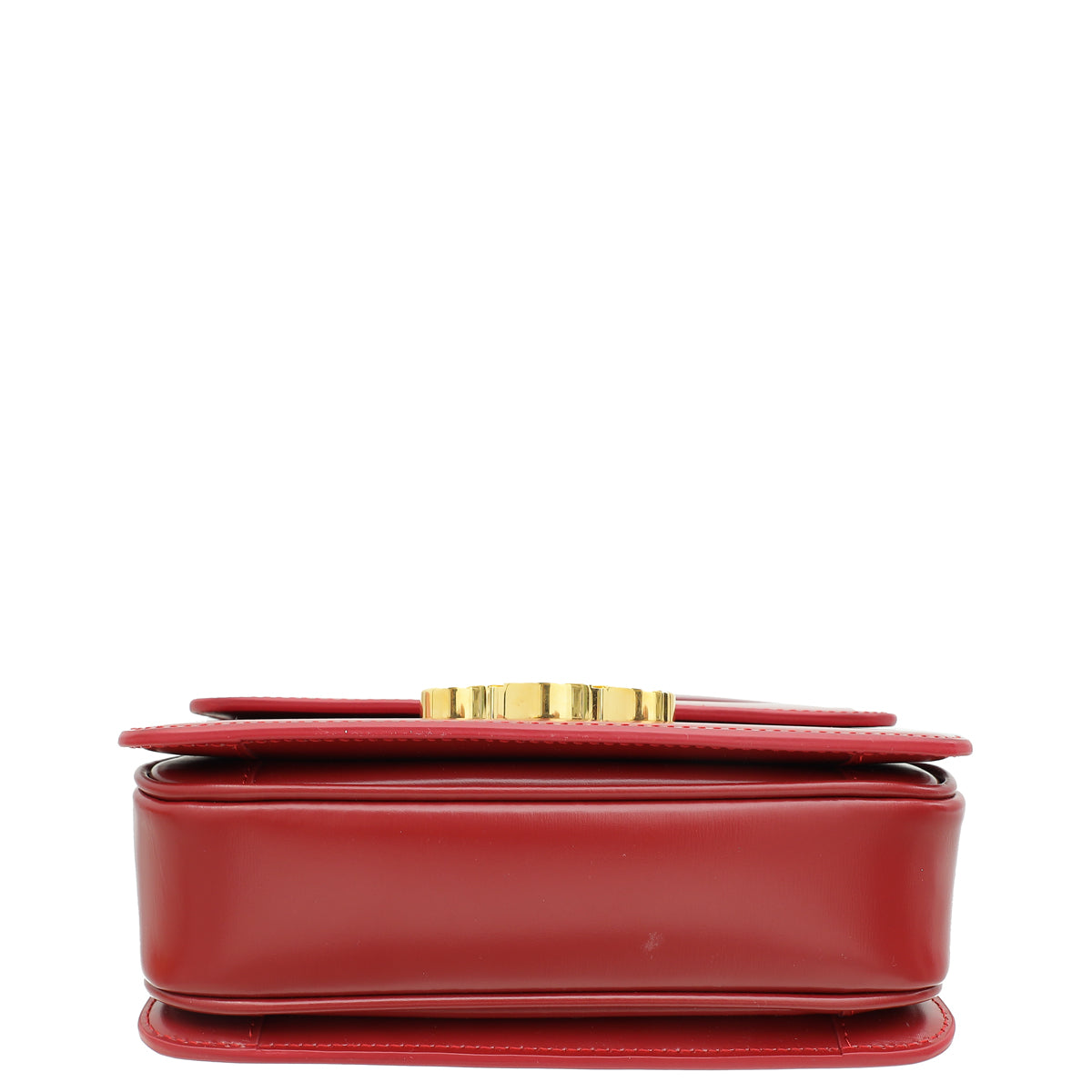 Celine Red Teen Triomphe Flap Shoulder Bag