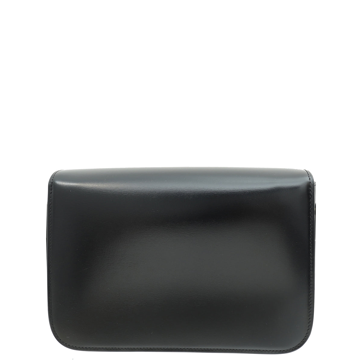 Celine Black Classique Triomphe Flap Bag-Celine-THE CLOSET