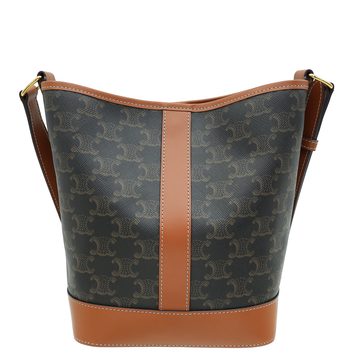 Celine Tricolor Triomphe Bucket Bag-Celine-THE CLOSET