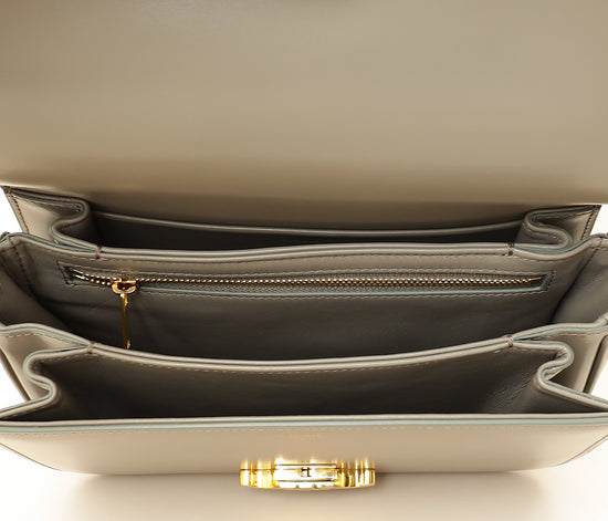 Celine Gray Classique Triomphe Shoulder Bag-Celine-THE CLOSET