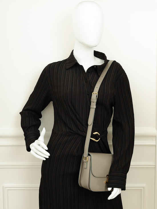 Celine Gray Classique Triomphe Shoulder Bag-Celine-THE CLOSET