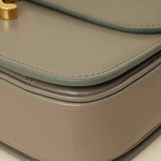 Celine Gray Classique Triomphe Shoulder Bag-Celine-THE CLOSET