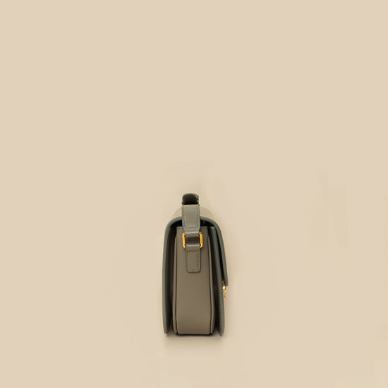 Celine Gray Classique Triomphe Shoulder Bag-Celine-THE CLOSET