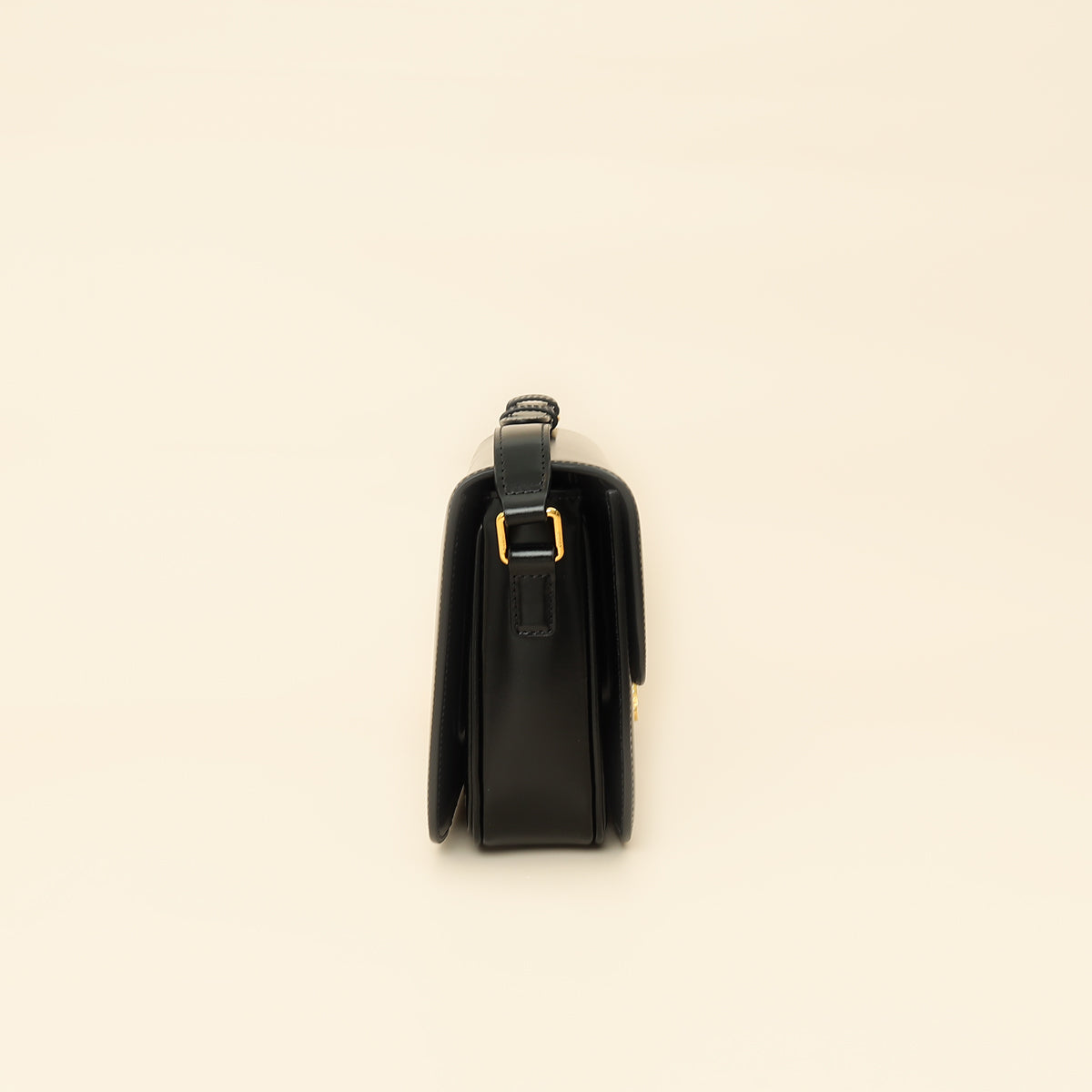 Celine Black Classique Triomphe Shoulder Bag-Celine-THE CLOSET