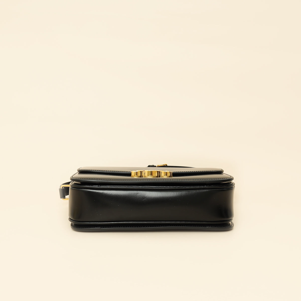 Celine Black Classique Triomphe Shoulder Bag-Celine-THE CLOSET