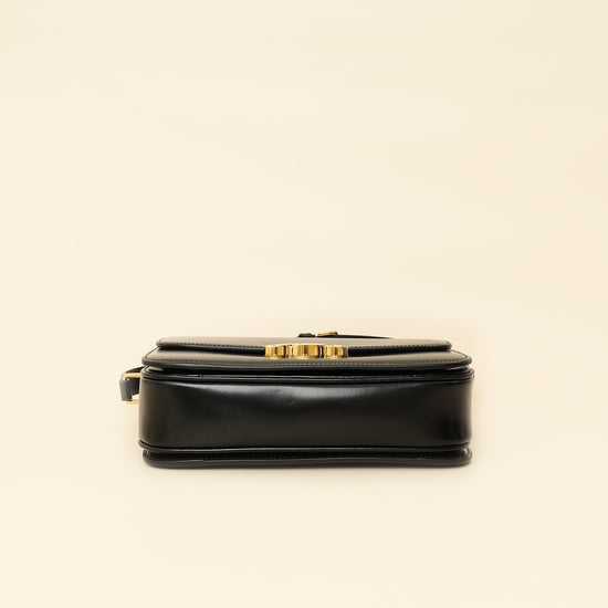 Celine Black Classique Triomphe Shoulder Bag-Celine-THE CLOSET