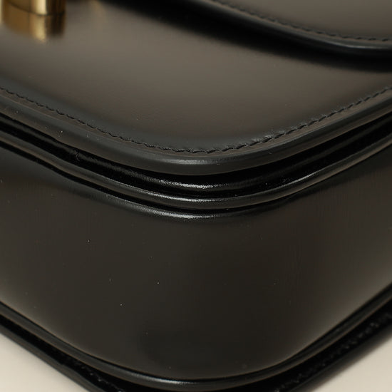 Celine Black Classique Triomphe Shoulder Bag-Celine-THE CLOSET