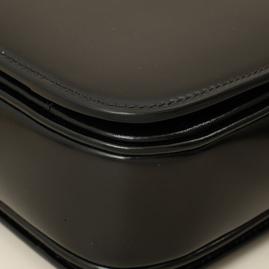 Celine Black Classique Triomphe Shoulder Bag-Celine-THE CLOSET