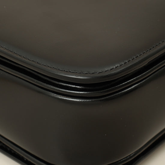 Celine Black Classique Triomphe Shoulder Bag-Celine-THE CLOSET