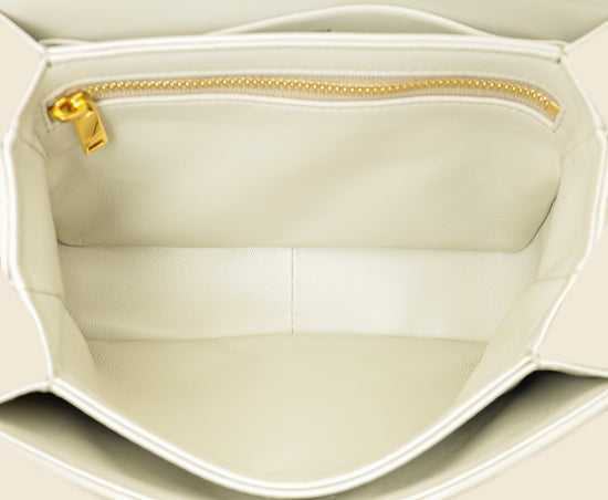 Celine White Teen Triomphe Bag-Celine-THE CLOSET
