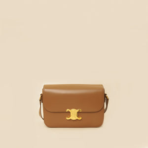 Celine Brown Classique Triomphe Shoulder Bag