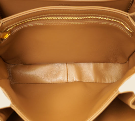 Celine Brown Classique Triomphe Shoulder Bag-Celine-THE CLOSET