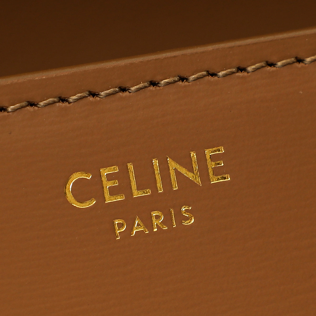 Celine Brown Classique Triomphe Shoulder Bag-Celine-THE CLOSET