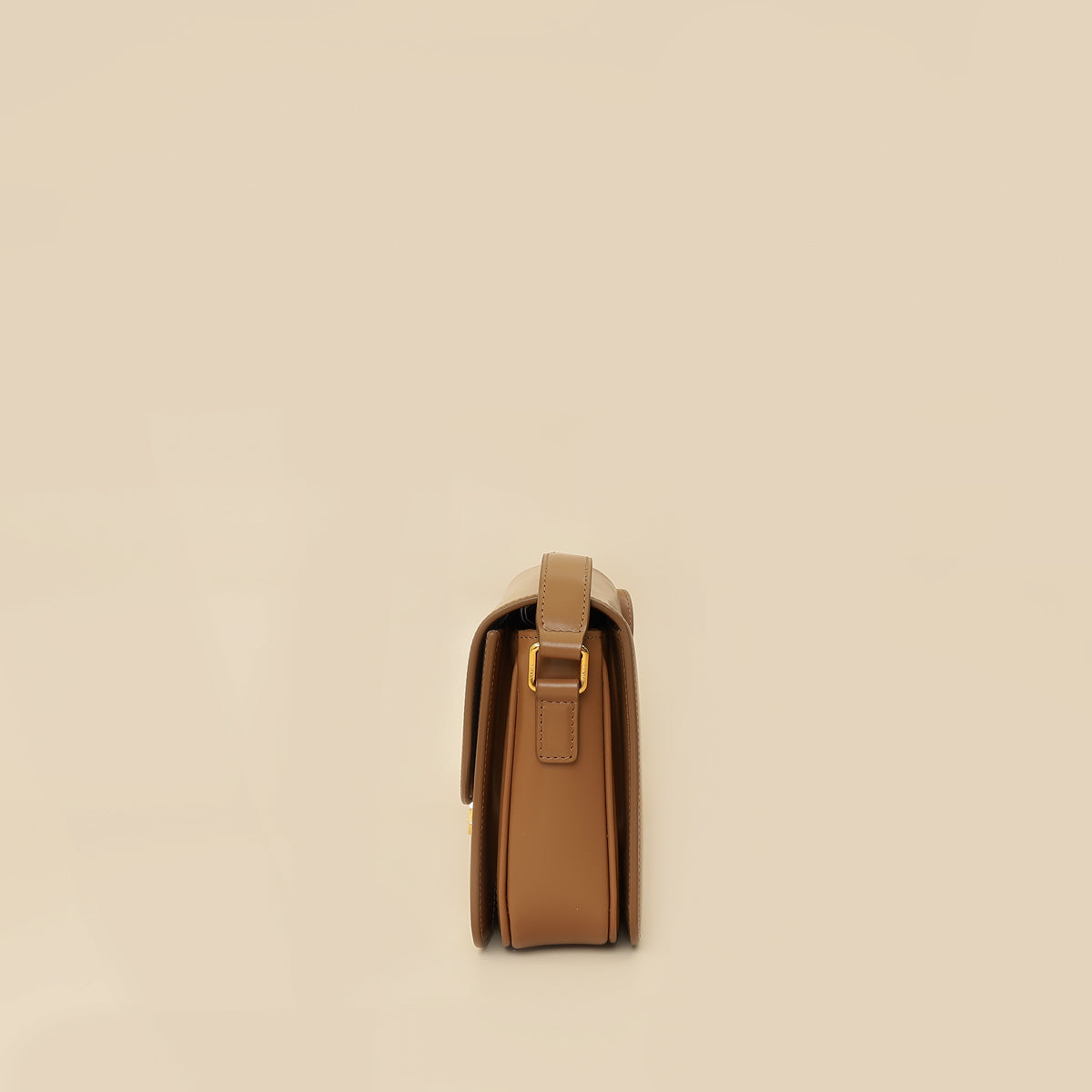 Celine Brown Classique Triomphe Shoulder Bag-Celine-THE CLOSET