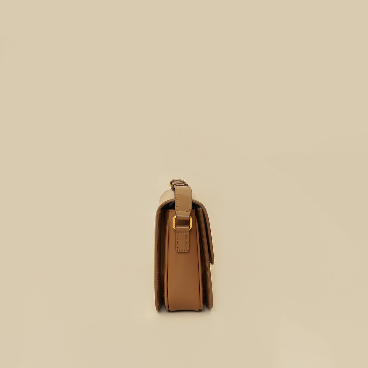 Celine Brown Classique Triomphe Shoulder Bag-Celine-THE CLOSET