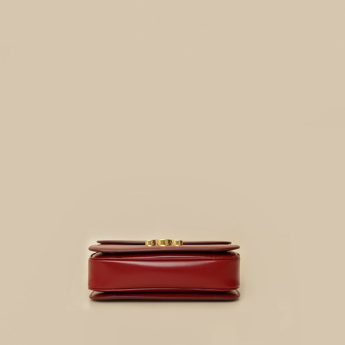 Celine Red Classique Triomphe Shoulder Bag-Celine-THE CLOSET